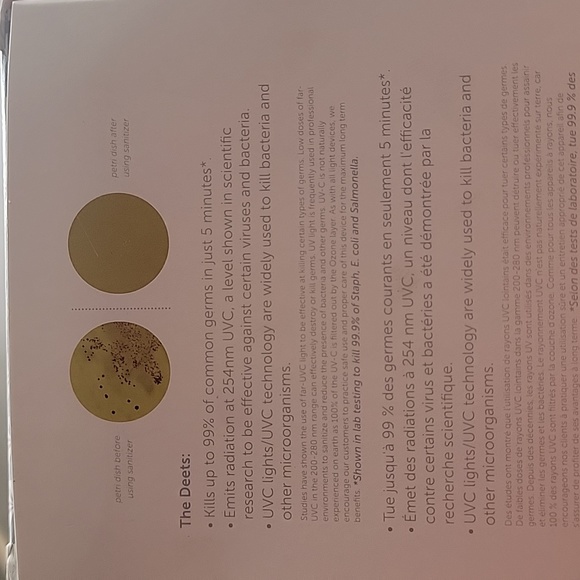 Tech Candy NWOT UV Sanitizer in Mint Car Accessory - Picture 2 of 4